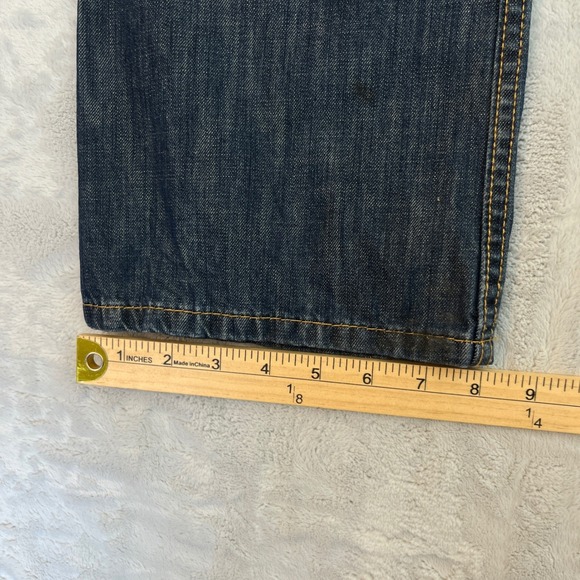 Levi Strauss & Co 527 Slim Bootcut Jeans Mens 30x32 Dark Wash Denim 527-0493 - Picture 9 of 12
